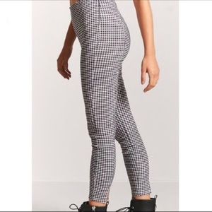 Gingham high waisted checkered pants